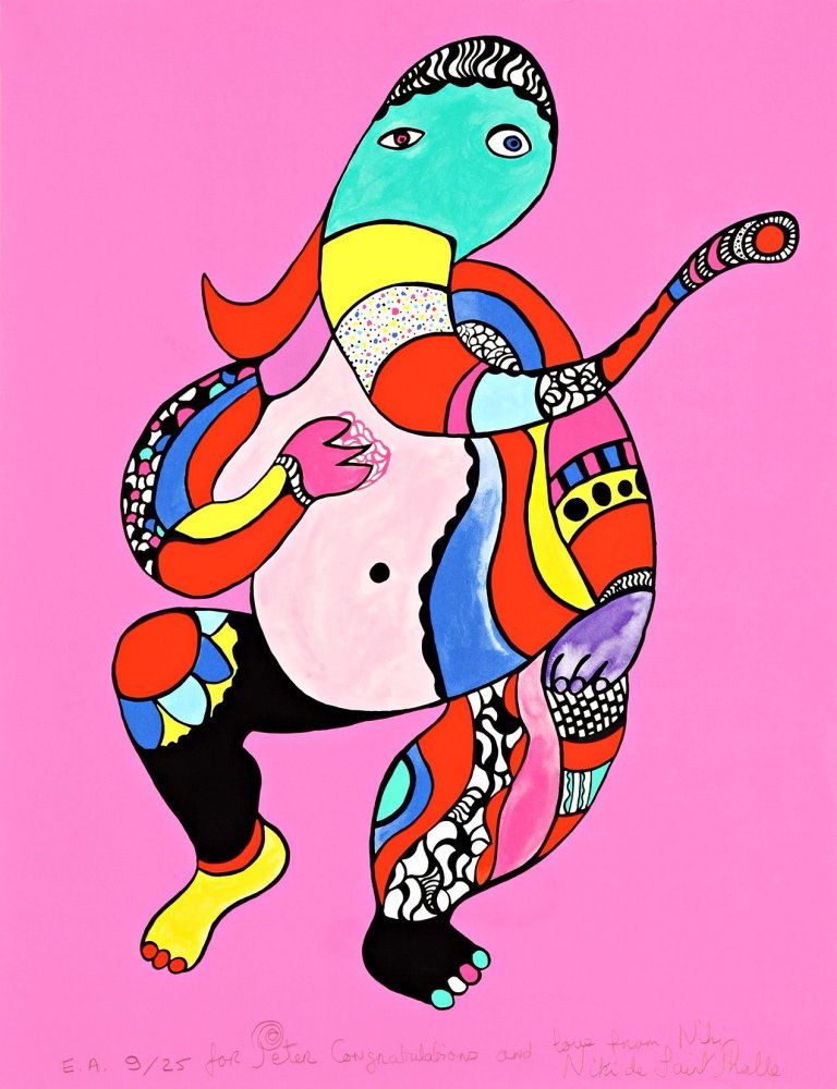 Auf diesem Bild ist das folgende Kunstwerk zu sehen: Niki de Saint Phalle. Ganesha. 1992.