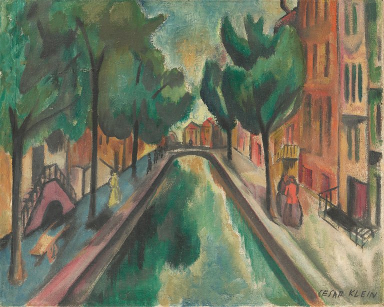 Auf diesem Bild ist das folgende Kunstwerk zu sehen: César Klein. „Kanal“. 1916.