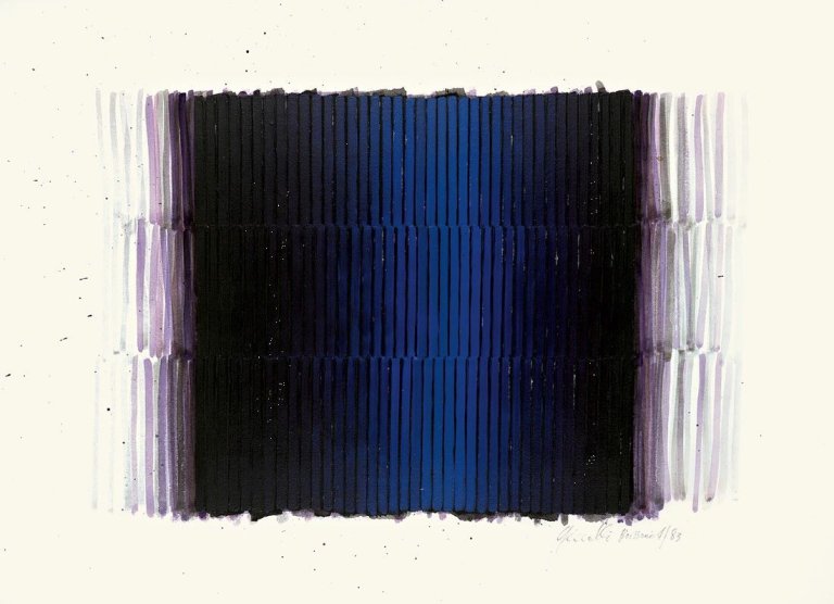 Auf diesem Bild ist das folgende Kunstwerk zu sehen: Johannes Geccelli. „Boissono“. 1983.