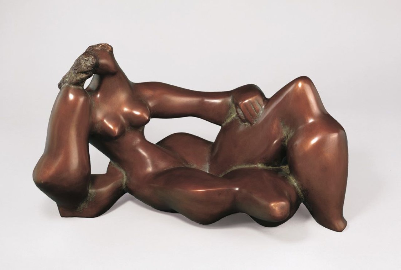 Auf diesem Bild ist das folgende Kunstwerk zu sehen: Karl Hartung. „Liegende“. 1948.
