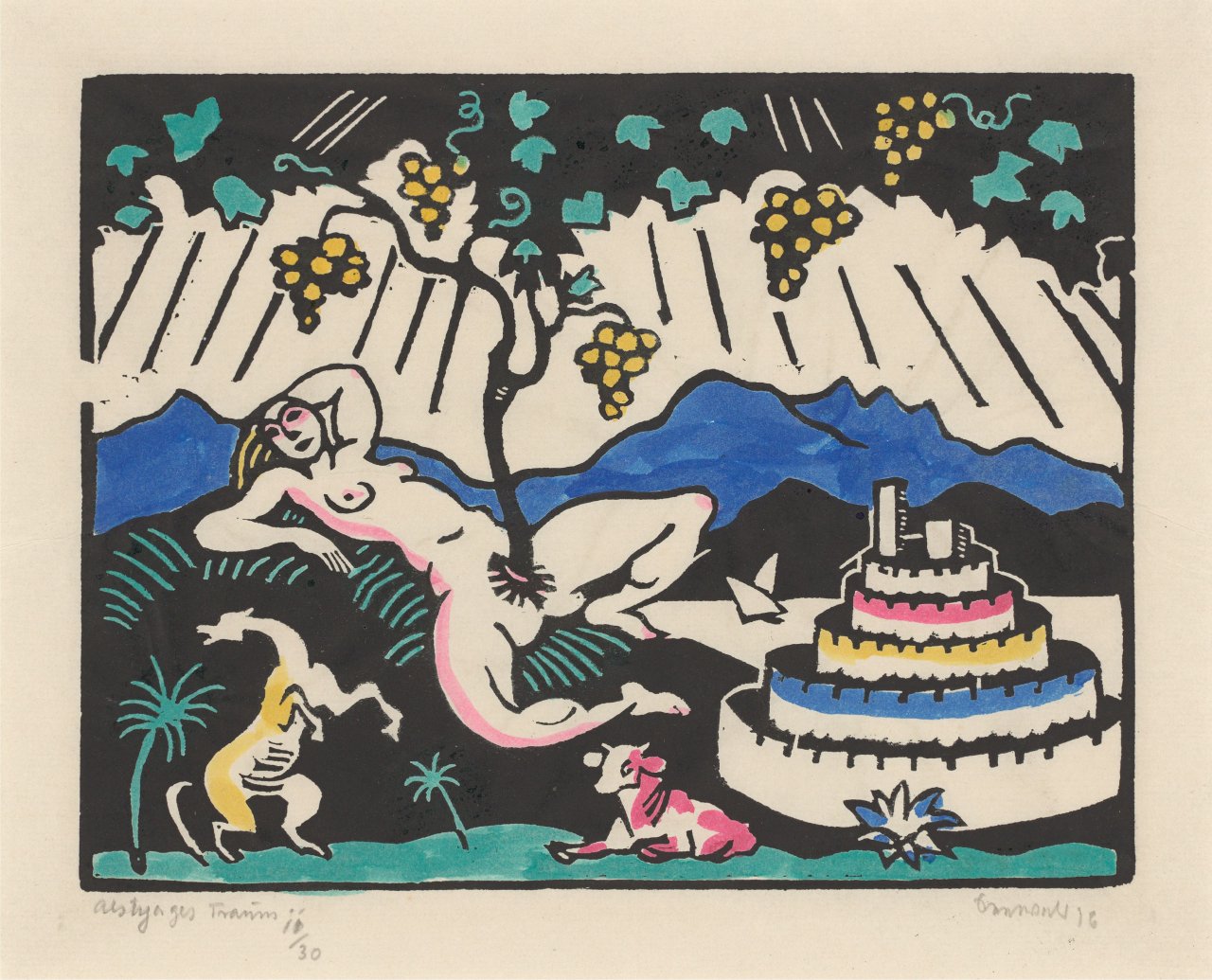 Catalog image of „Astyages Traum“. 1916