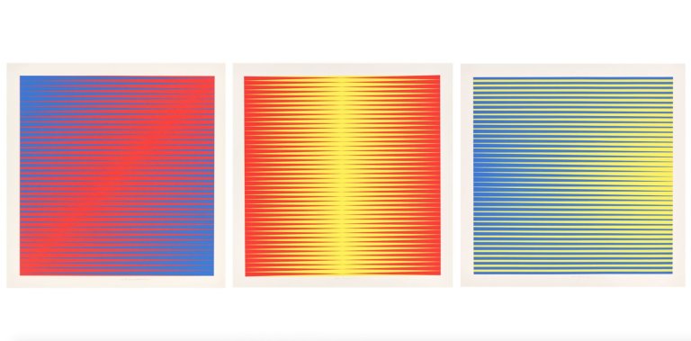 Auf diesem Bild ist das folgende Kunstwerk zu sehen: Getulio Alviani. „Design Ia-IIIa“. 1971.
