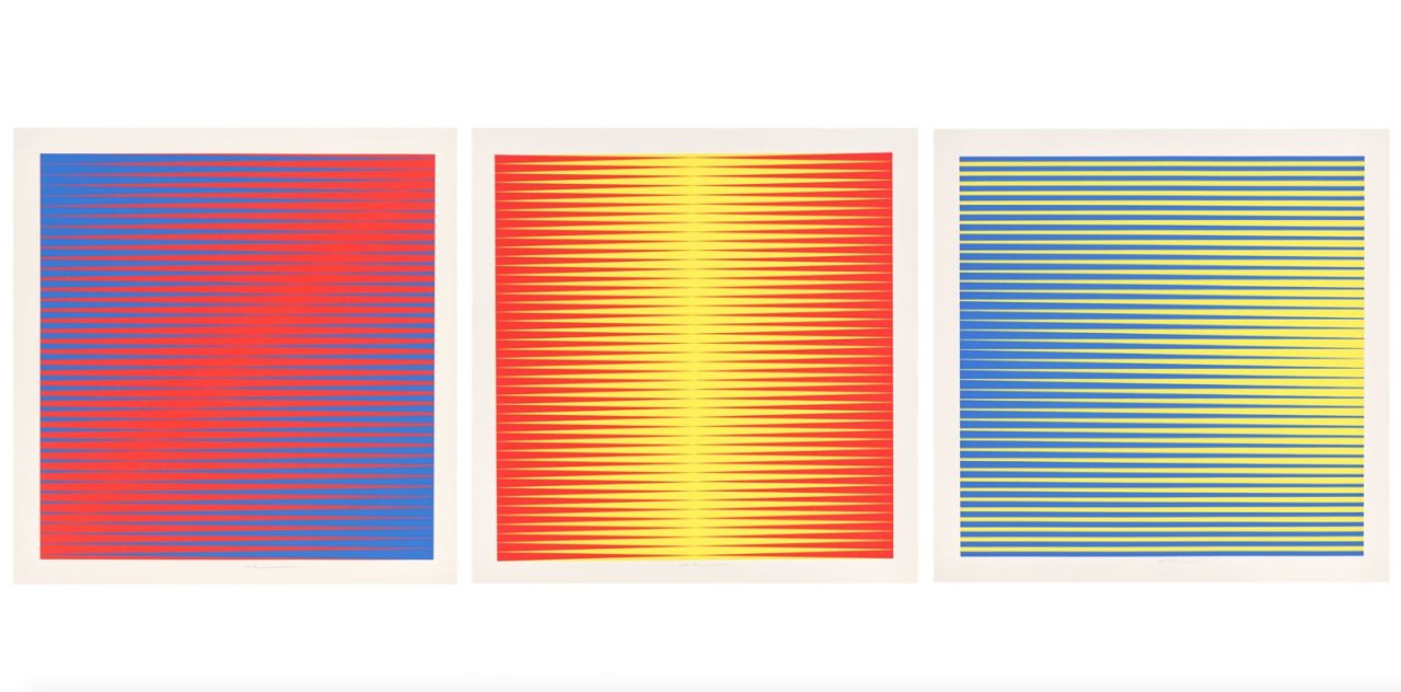 Auf diesem Bild ist das folgende Kunstwerk zu sehen: Getulio Alviani. „Design Ia-IIIa“. 1971.