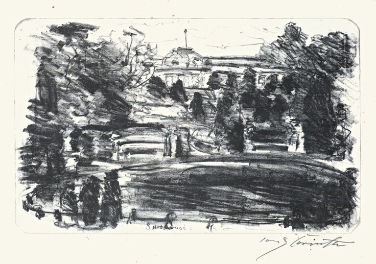 This picture shows the following artwork: Lovis Corinth. „Sanssouci“. 1916.