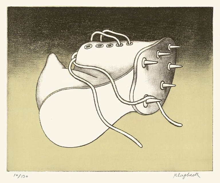 This picture shows the following artwork: Konrad Klapheck. „Sportschuh“. 1968.