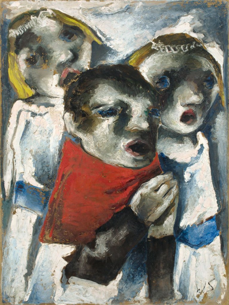 Auf diesem Bild ist das folgende Kunstwerk zu sehen: Werner Scholz. „Firmlinge“. 1935.