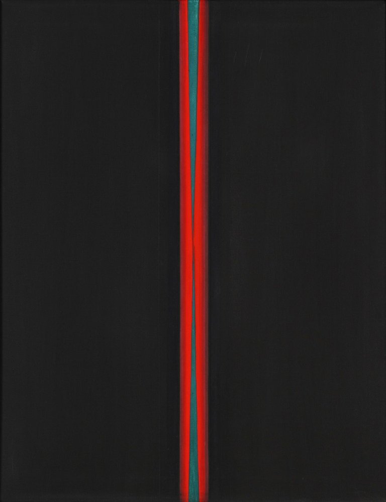 Auf diesem Bild ist das folgende Kunstwerk zu sehen: Lothar Quinte. Schlitzbild. 1965.