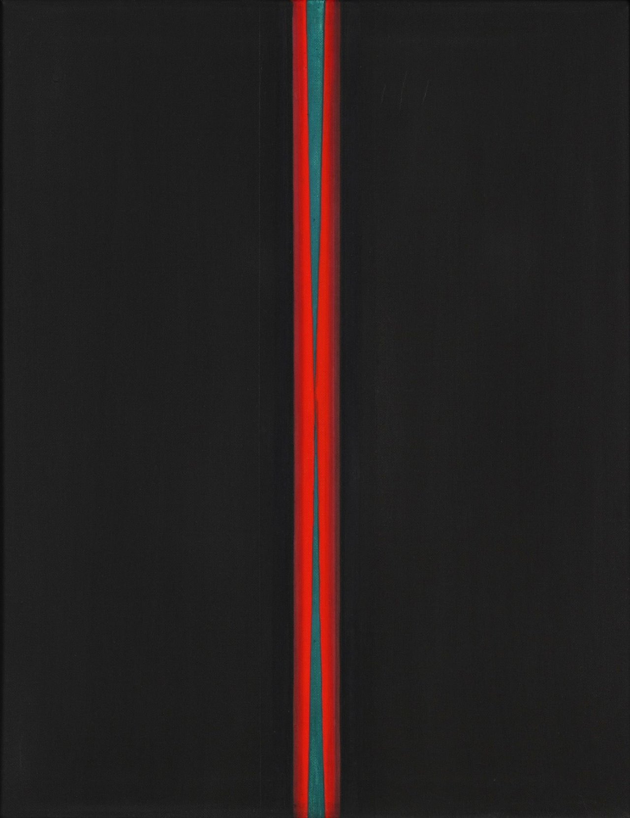 Auf diesem Bild ist das folgende Kunstwerk zu sehen: Lothar Quinte. Schlitzbild. 1965.