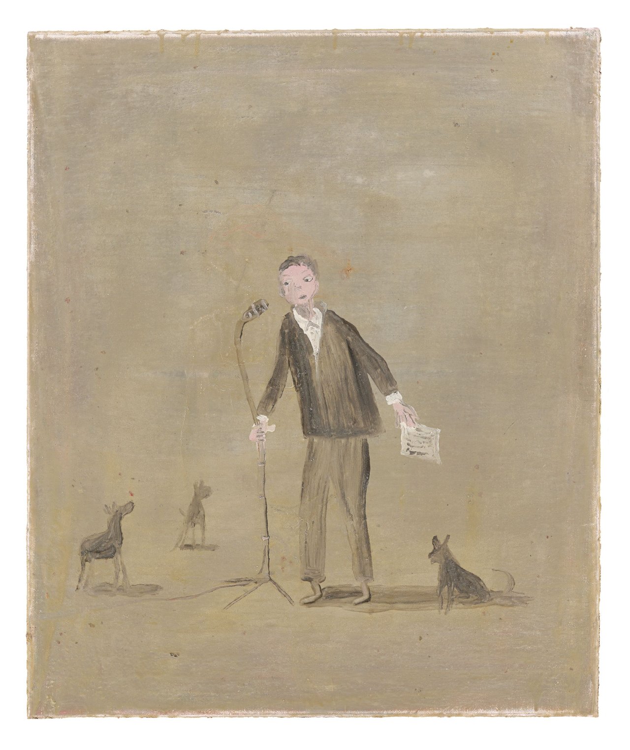 This picture shows the following artwork: Norbert Schwontkowski. ”Cantor”. 2005.