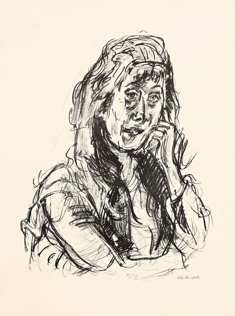 Auf diesem Bild ist das folgende Kunstwerk zu sehen: Oskar Kokoschka. „Corona II“. 1918.