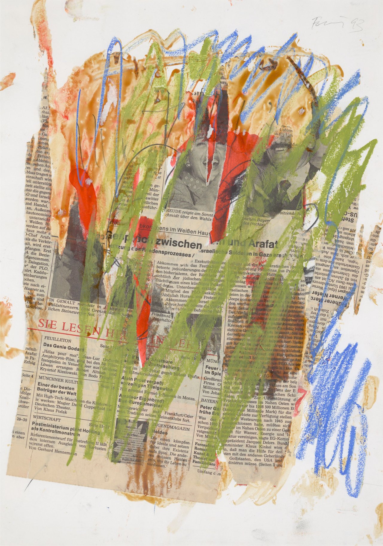 This picture shows the following artwork: Günther Förg. Untitled. 1993.