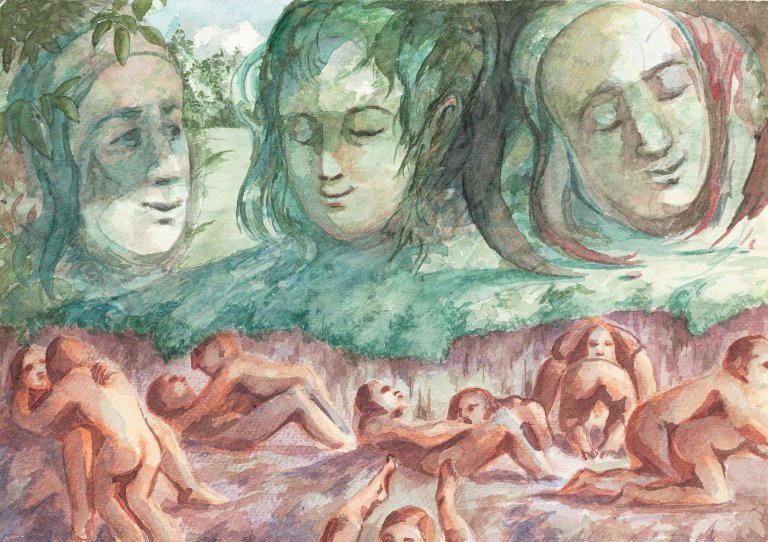 Auf diesem Bild ist das folgende Kunstwerk zu sehen: Johannes Hüppi. Ohne Titel. 1991.