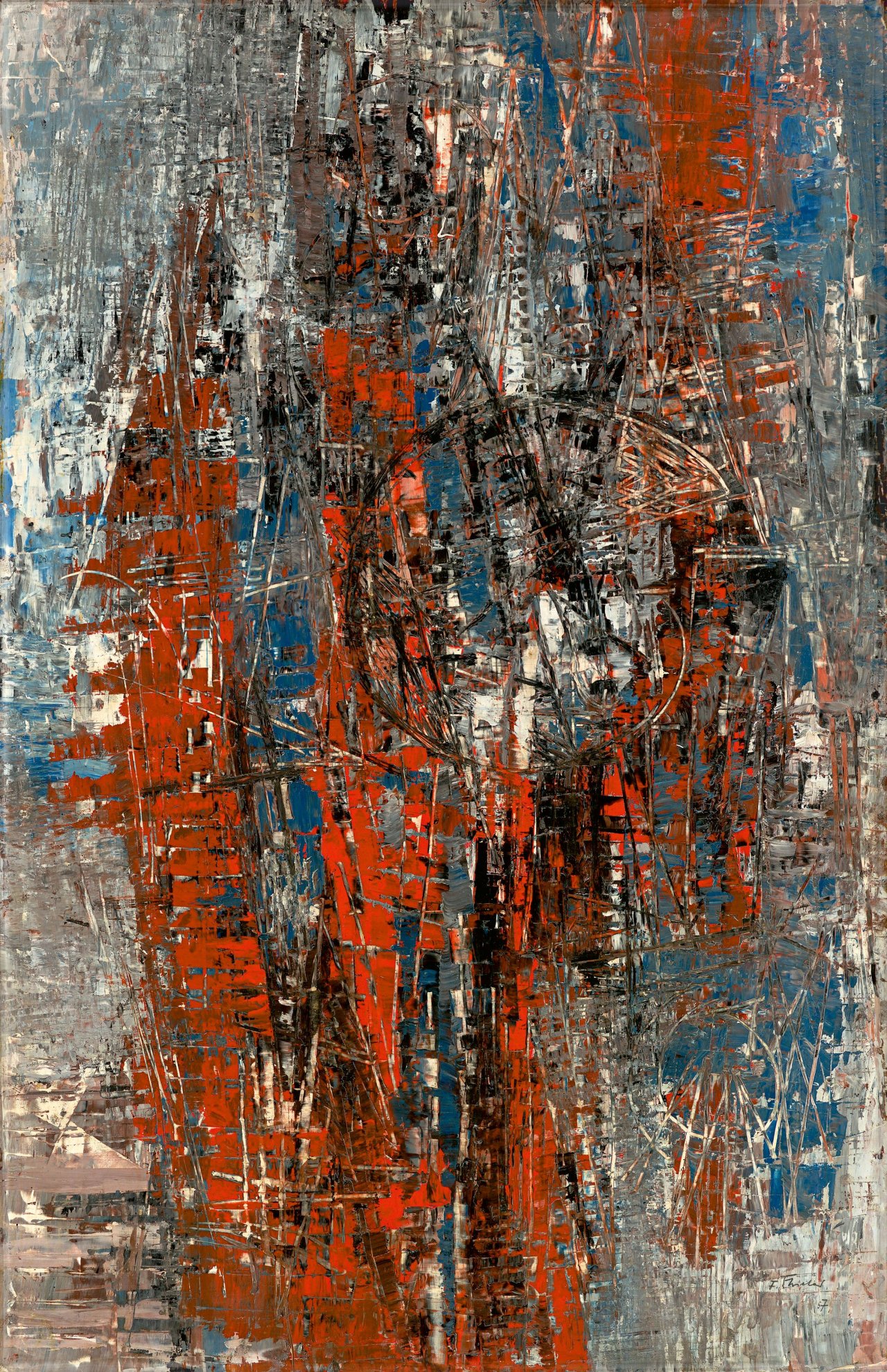 This picture shows the following artwork: Fred Thieler. 