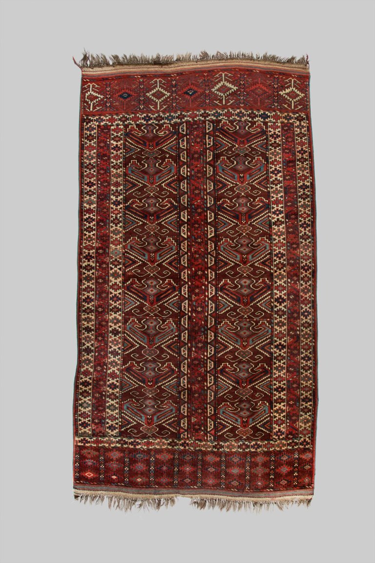 Auf diesem Bild ist das folgende Kunstwerk zu sehen:  Turkmenisch. Yomut Brücke, Turmenistan. Um 1870.