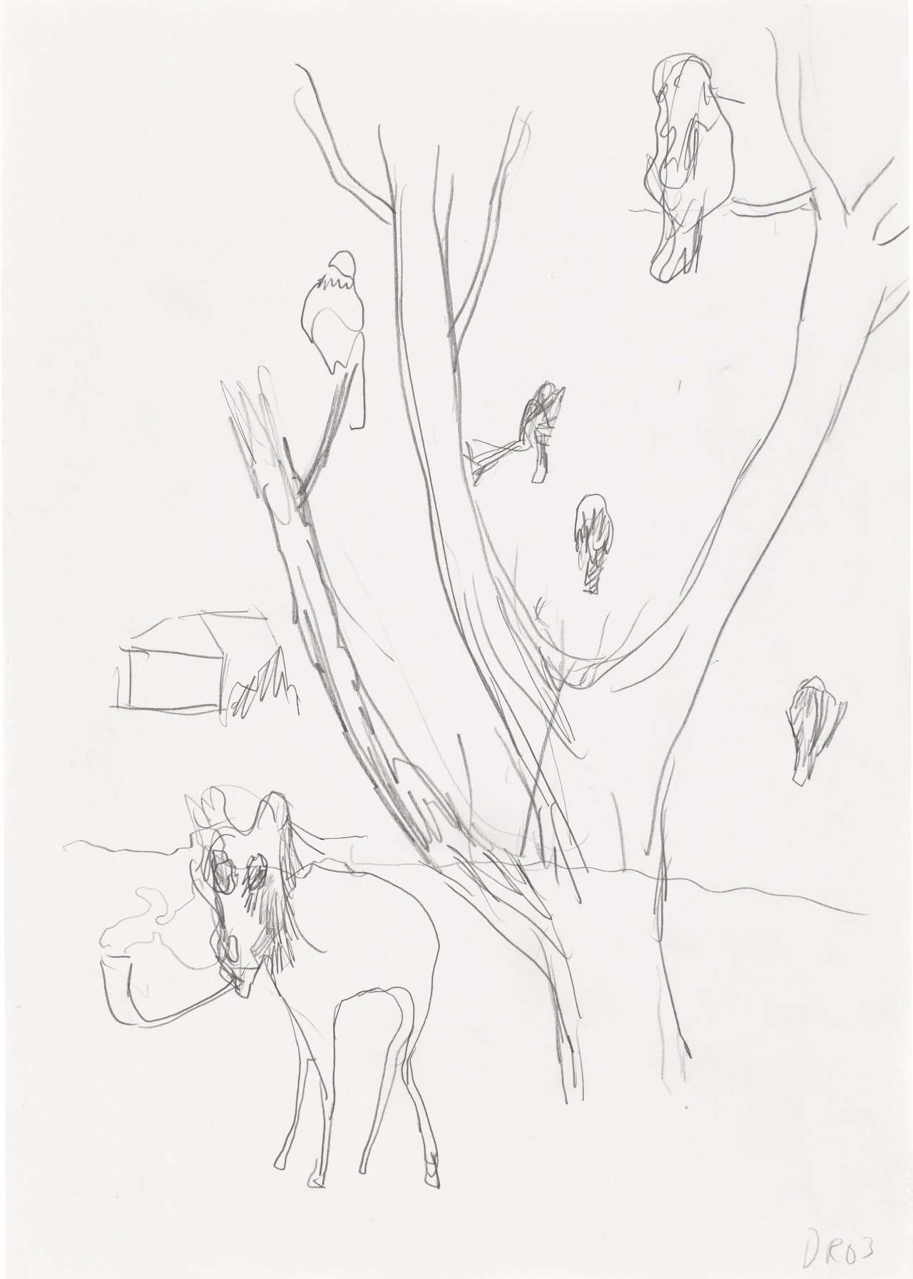 Auf diesem Bild ist das folgende Kunstwerk zu sehen: Daniel Richter. Ohne Titel. 2003.