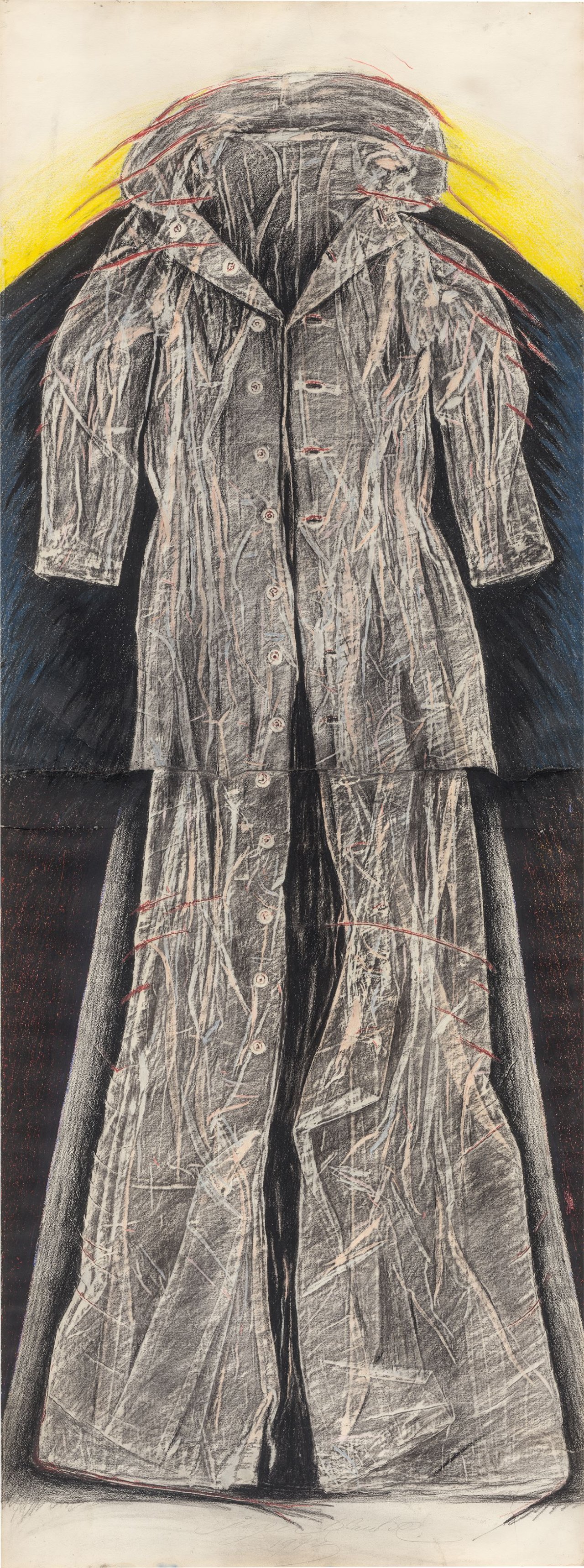 Auf diesem Bild ist das folgende Kunstwerk zu sehen: Jürgen Klauke. „Kleiderbild“. 1973.