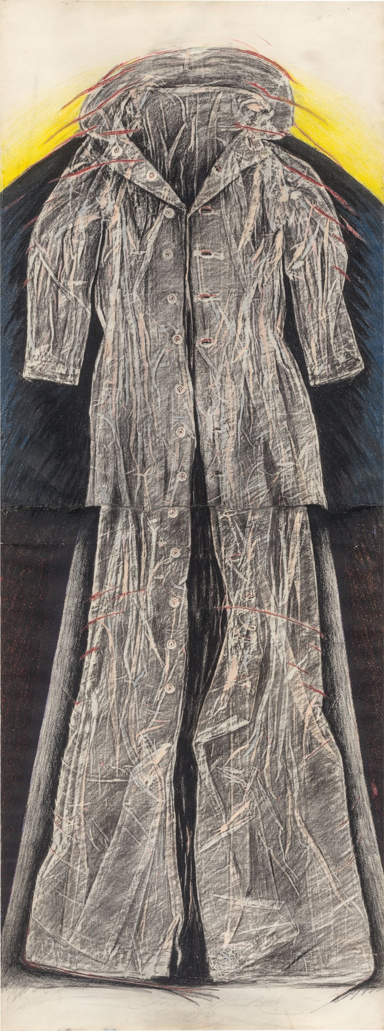Auf diesem Bild ist das folgende Kunstwerk zu sehen: Jürgen Klauke. „Kleiderbild“. 1973.