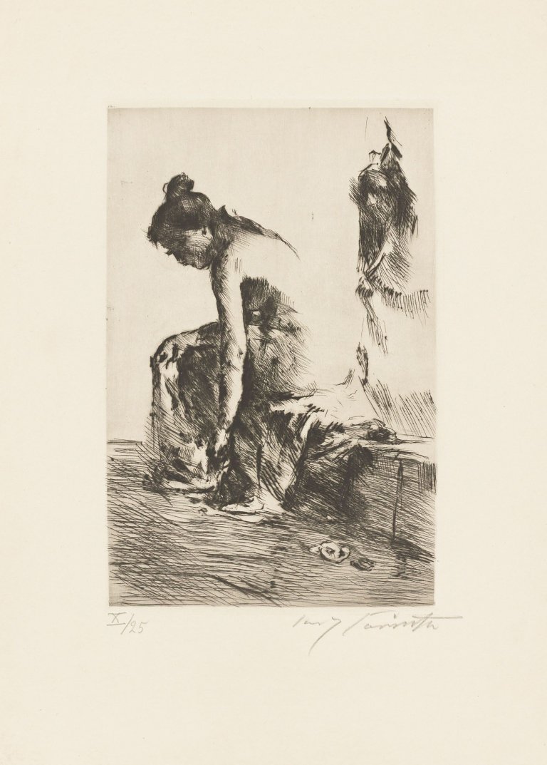 This picture shows the following artwork: Lovis Corinth. „Susanna im Bade“. 1914.