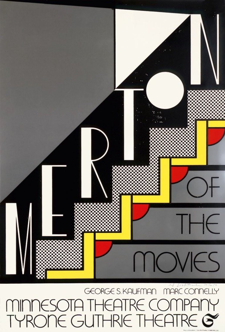 Auf diesem Bild ist das folgende Kunstwerk zu sehen: Roy Lichtenstein. „Merton of the Movies“. 1968.