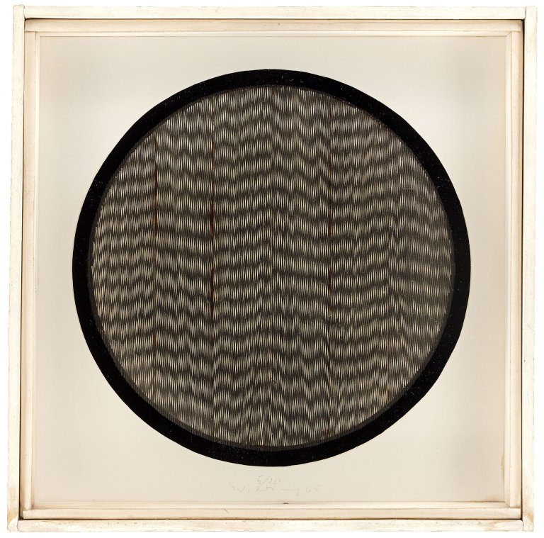 Auf diesem Bild ist das folgende Kunstwerk zu sehen: Ludwig Wilding. Ohne Titel. 1965.