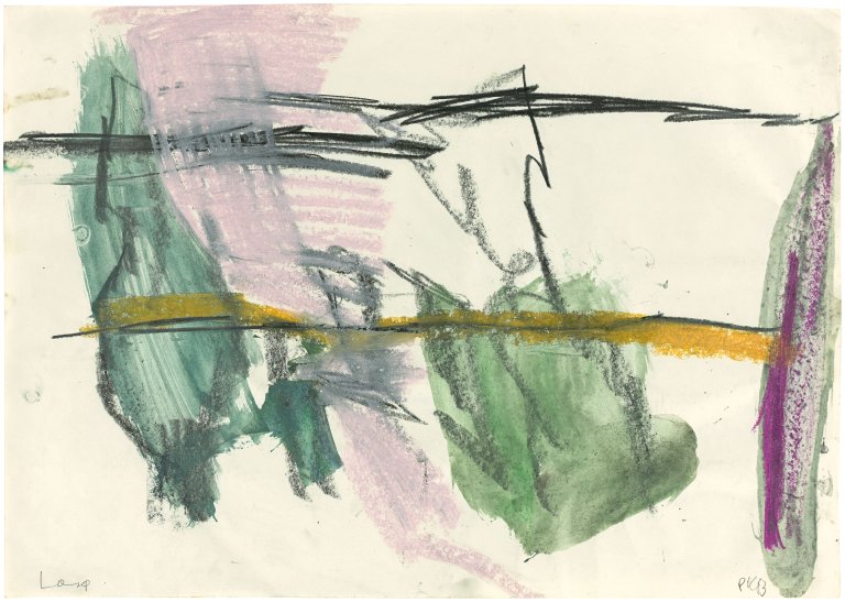Auf diesem Bild ist das folgende Kunstwerk zu sehen: Per Kirkeby. „Læsø“. 1983.