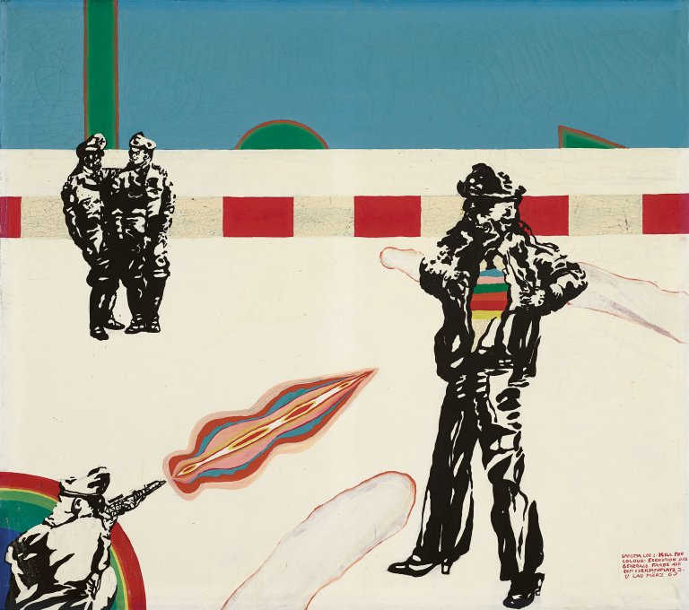 Auf diesem Bild ist das folgende Kunstwerk zu sehen: Uwe Lausen. „Kill the colour“. 1967.