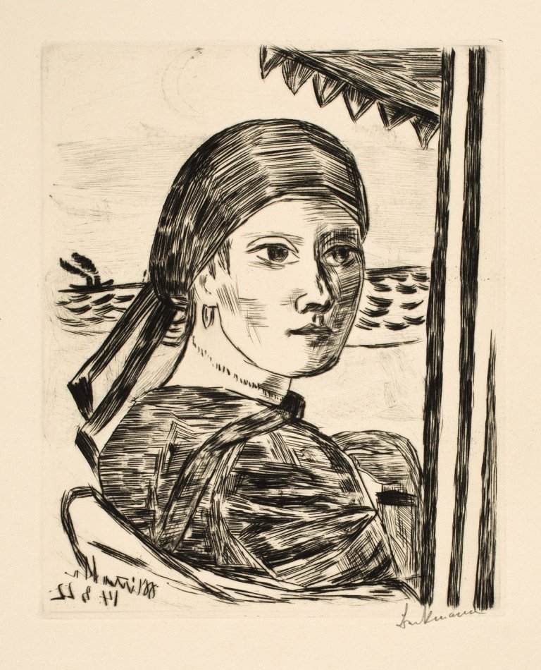 Auf diesem Bild ist das folgende Kunstwerk zu sehen: Max Beckmann. „Minette“. 1922.