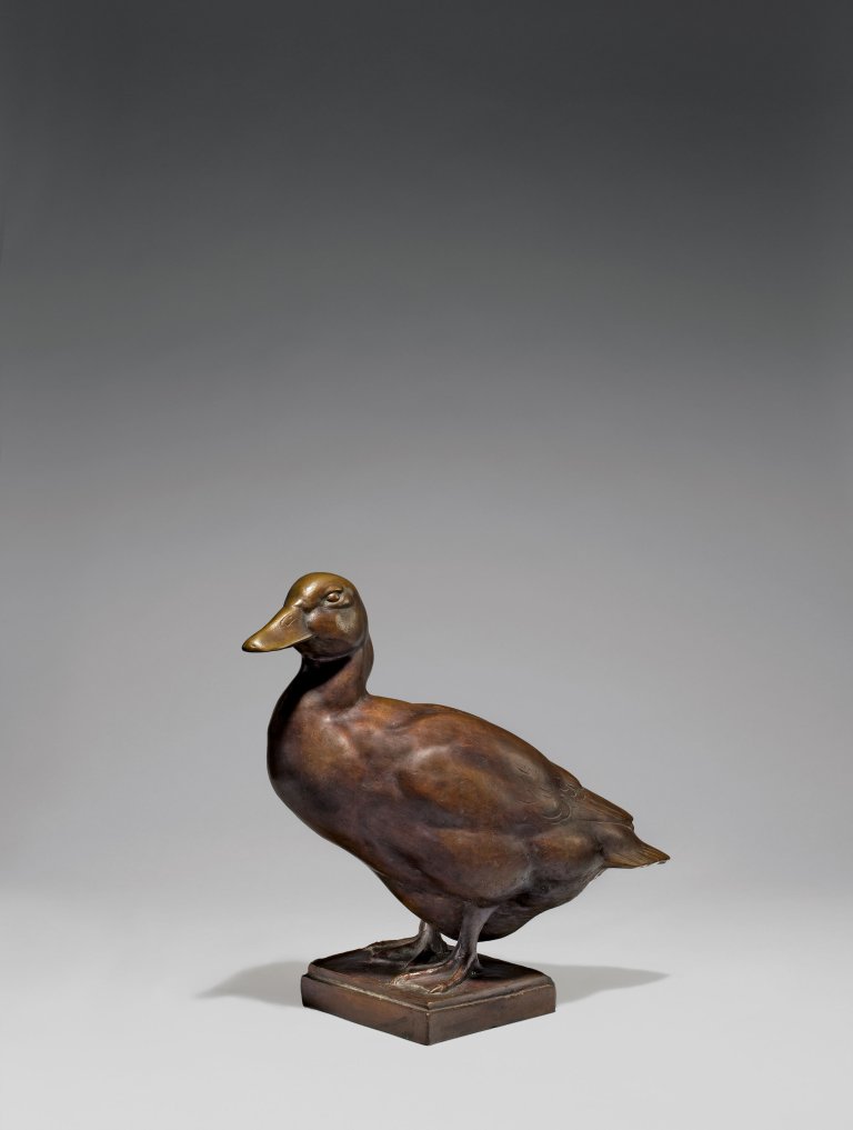 This picture shows the following artwork: August Gaul. ”Ente”. 1911.