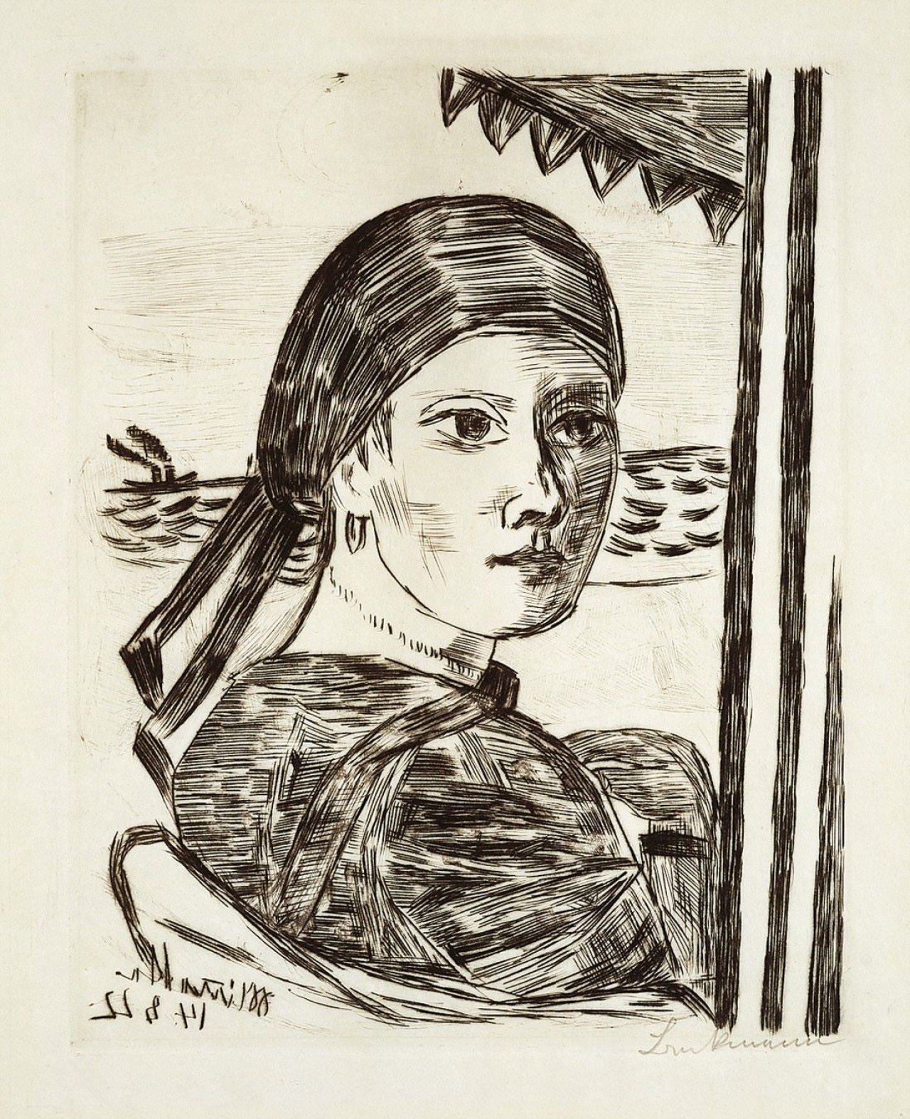 Auf diesem Bild ist das folgende Kunstwerk zu sehen: Max Beckmann. „Minette“. 1922.