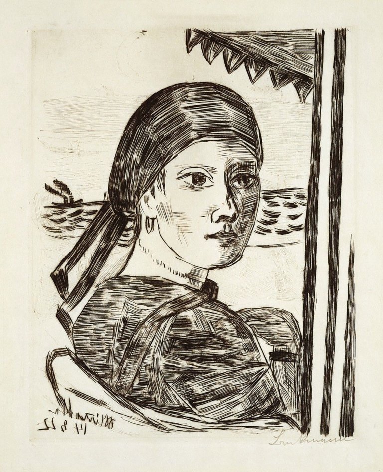 Auf diesem Bild ist das folgende Kunstwerk zu sehen: Max Beckmann. „Minette“. 1922.