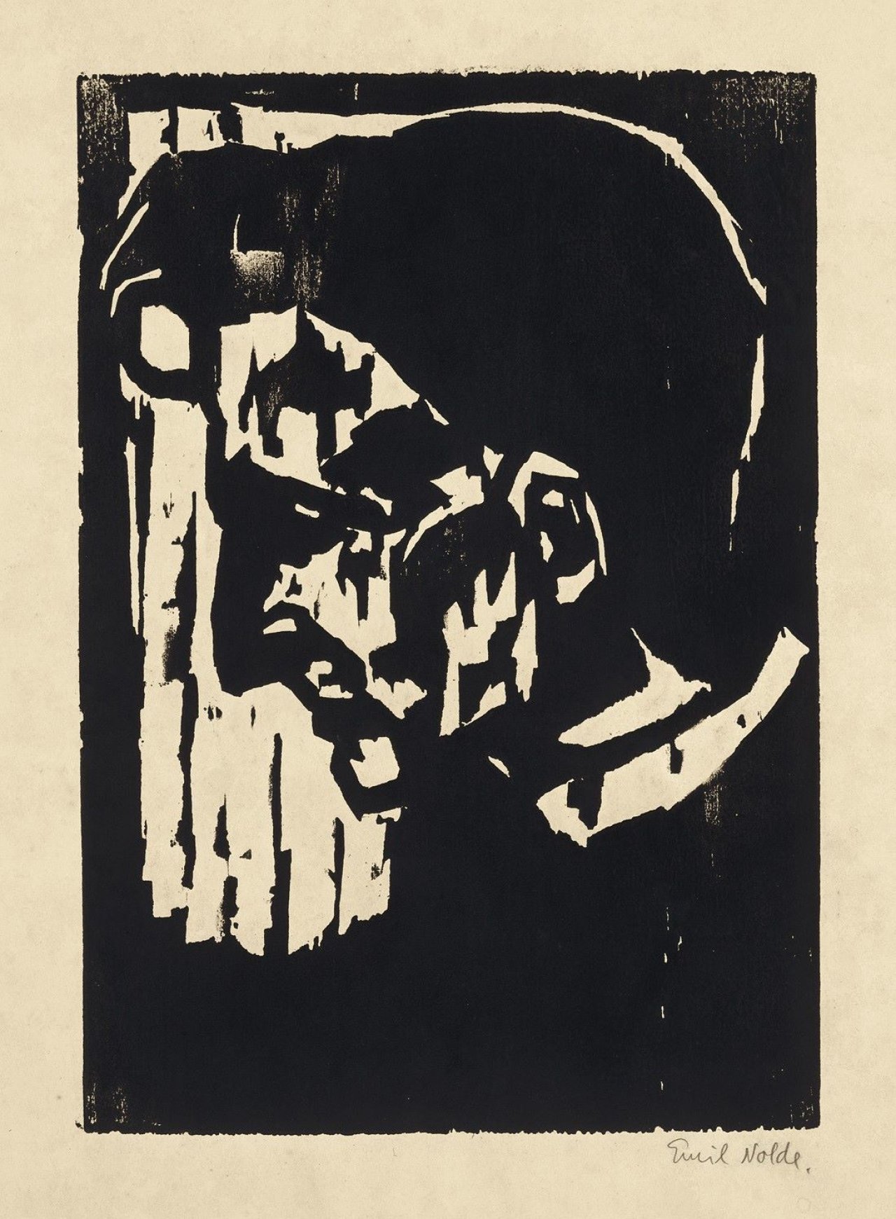 This picture shows the following artwork: Emil Nolde. „Dr. S. (Sauerlandt)“. 1913.