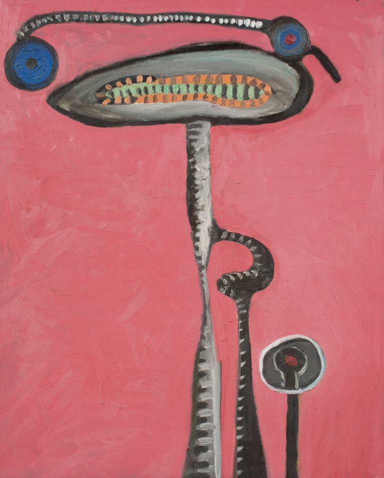 Auf diesem Bild ist das folgende Kunstwerk zu sehen: George Condo. Ohne Titel. 1983.