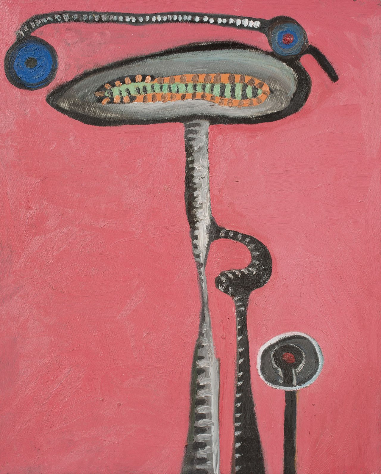 Auf diesem Bild ist das folgende Kunstwerk zu sehen: George Condo. Ohne Titel. 1983.