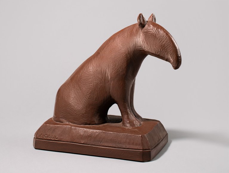 This picture shows the following artwork: August Gaul. Tapir. 1915/after 1921.