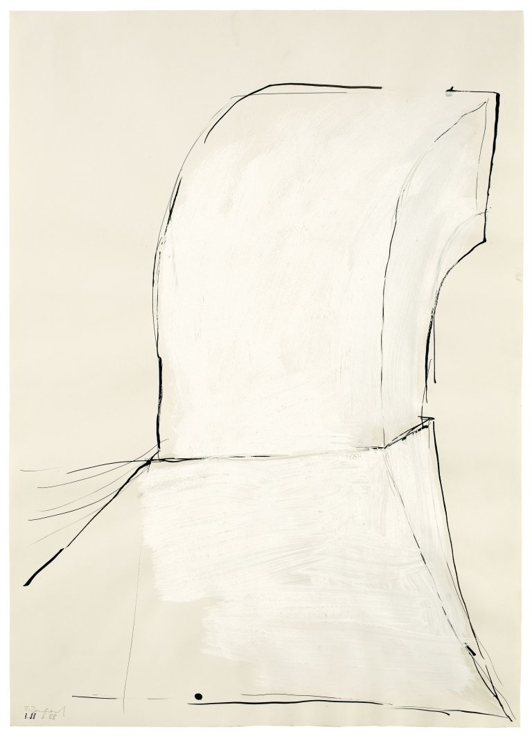 Auf diesem Bild ist das folgende Kunstwerk zu sehen: Franz Bernhard. Ohne Titel. 1988.