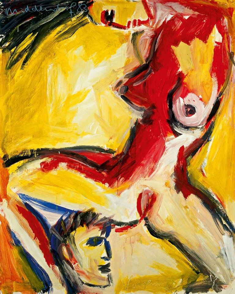Auf diesem Bild ist das folgende Kunstwerk zu sehen: Helmut Middendorf. „Voyeur III“. 1983.