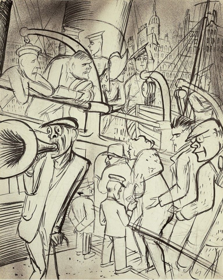 Auf diesem Bild ist das folgende Kunstwerk zu sehen: Karl Hubbuch. „Arche Noah“. 1930/31.