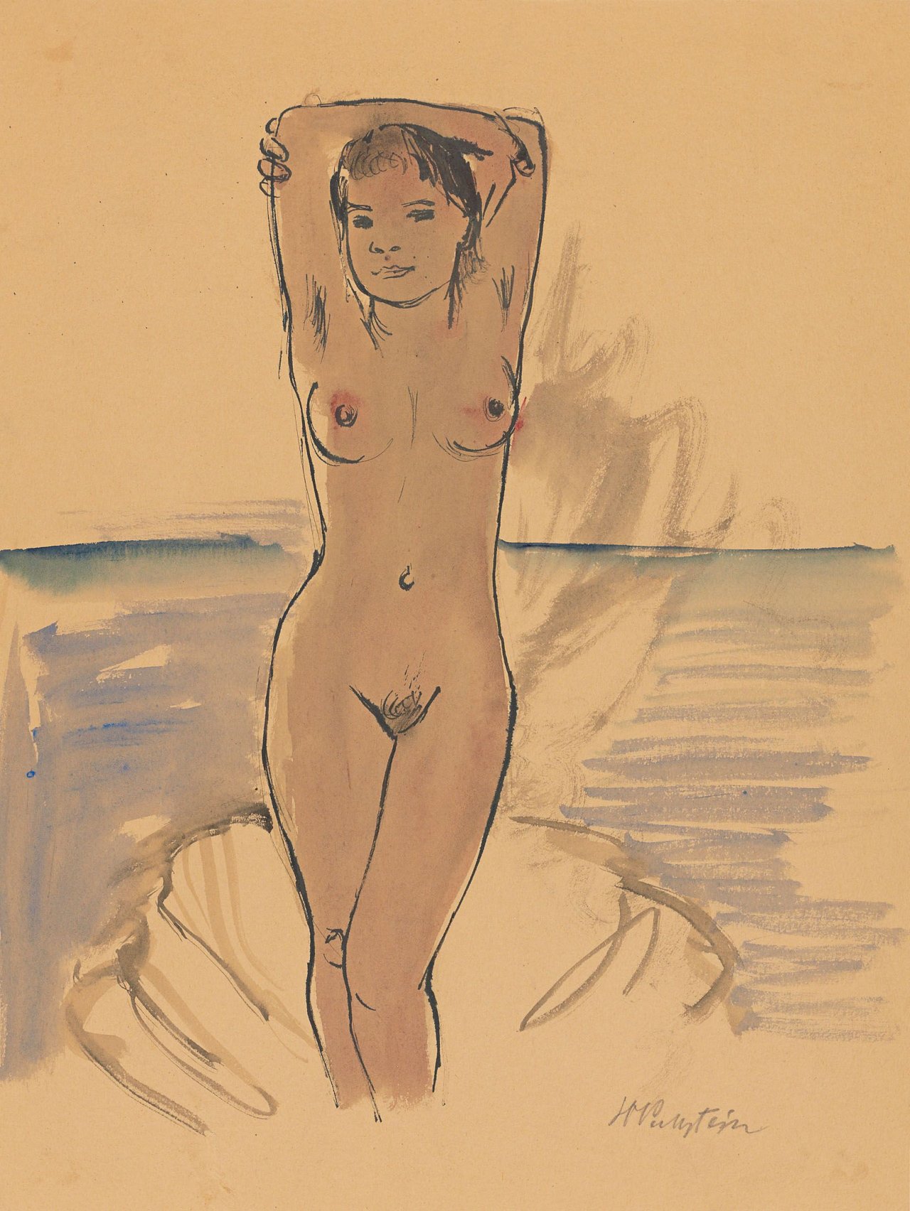 Auf diesem Bild ist das folgende Kunstwerk zu sehen: Max Pechstein. Venus.