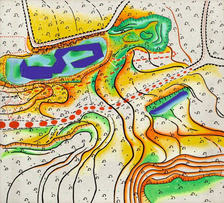 Auf diesem Bild ist das folgende Kunstwerk zu sehen: Peter Brüning. „Nr. 5a/66“. 1966.