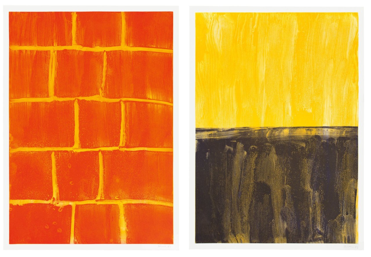 This picture shows the following artwork: Günther Förg. Architektur I. 1993.