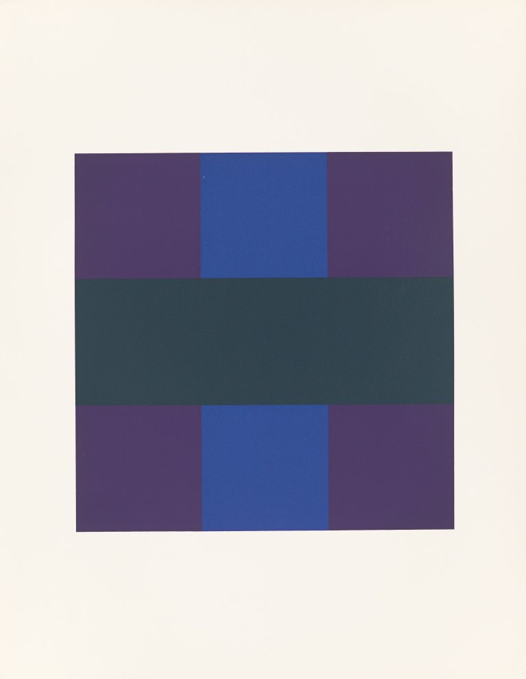 Auf diesem Bild ist das folgende Kunstwerk zu sehen: Ad Reinhardt. „10 Screenprints by Ad Reinhardt“. 1966.