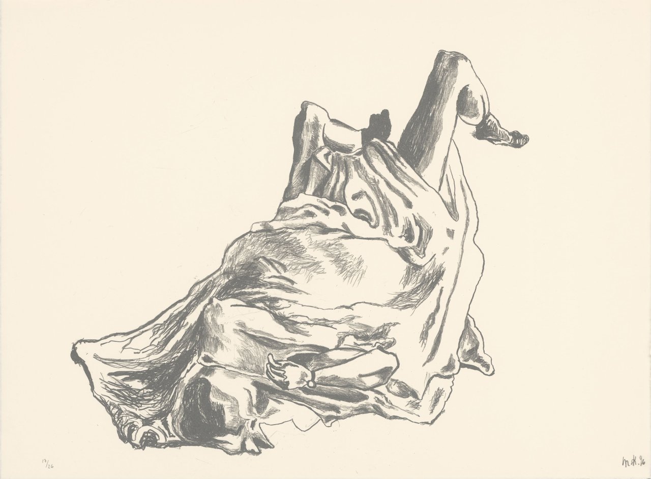 Auf diesem Bild ist das folgende Kunstwerk zu sehen: Martin Kippenberger. Aus: „The Raft of Medusa“. 1996.