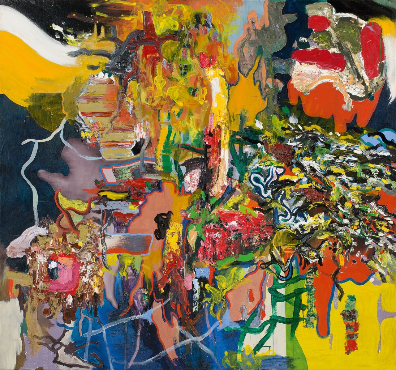 This picture shows the following artwork: Daniel Richter. „noch ohne Titel (untitled again)“. 1995.