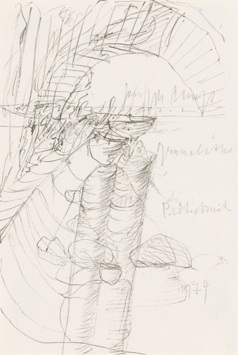 Auf diesem Bild ist das folgende Kunstwerk zu sehen: Joseph Beuys. Ohne Titel. 1974.