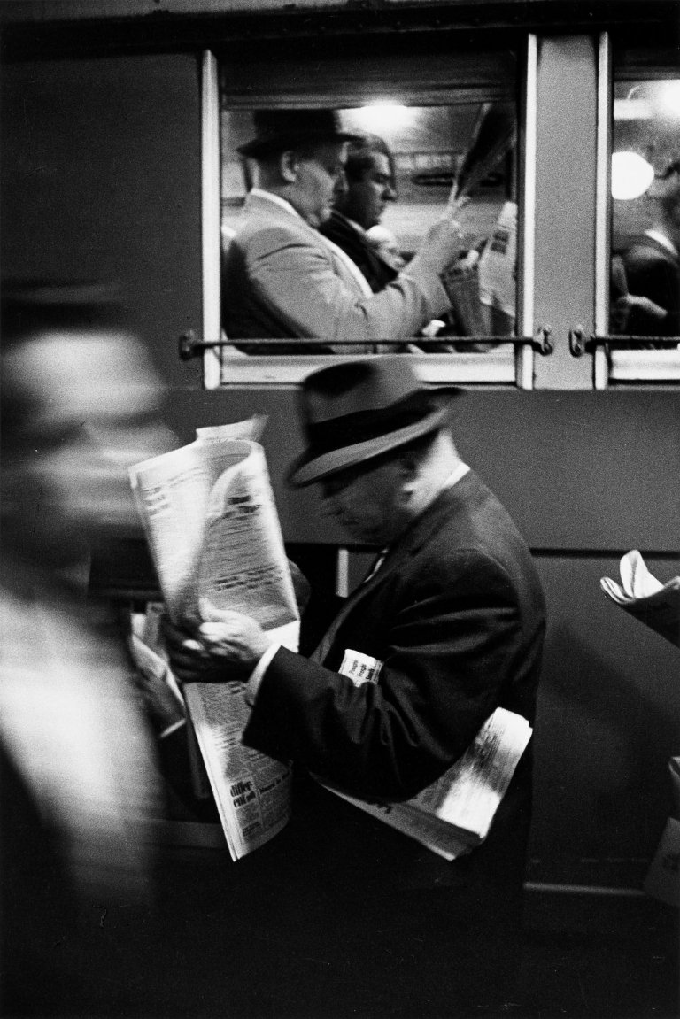 Auf diesem Bild ist das folgende Kunstwerk zu sehen: Louis Stettner. „Penn Station“. 1958.