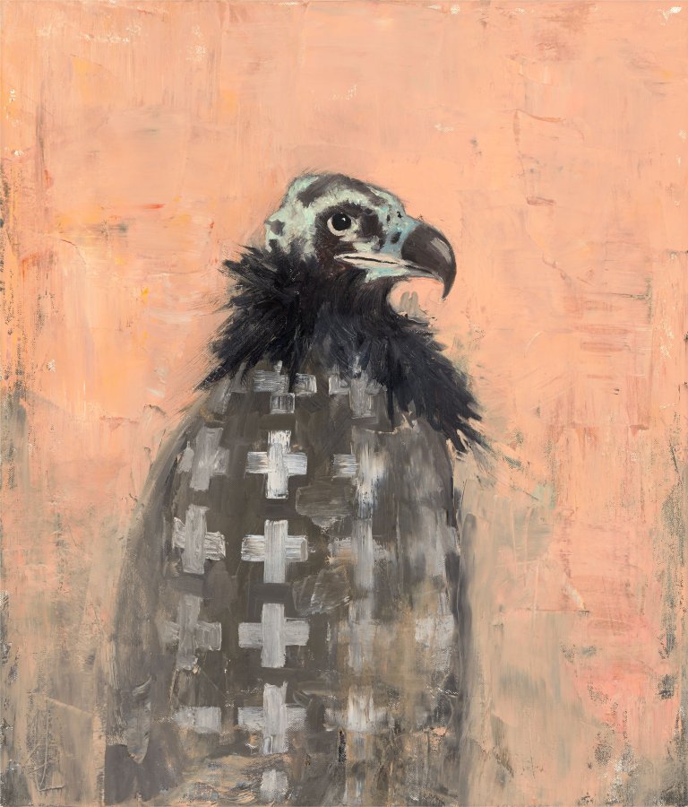Auf diesem Bild ist das folgende Kunstwerk zu sehen: Jonas Burgert. Ohne Titel. 2005.