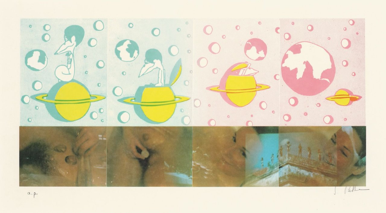This picture shows the following artwork: Sigmar Polke. „Hallo Shiva...“. 1974.