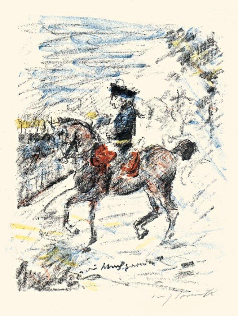 This picture shows the following artwork: Lovis Corinth. „Die Wachtparade“. 1921.