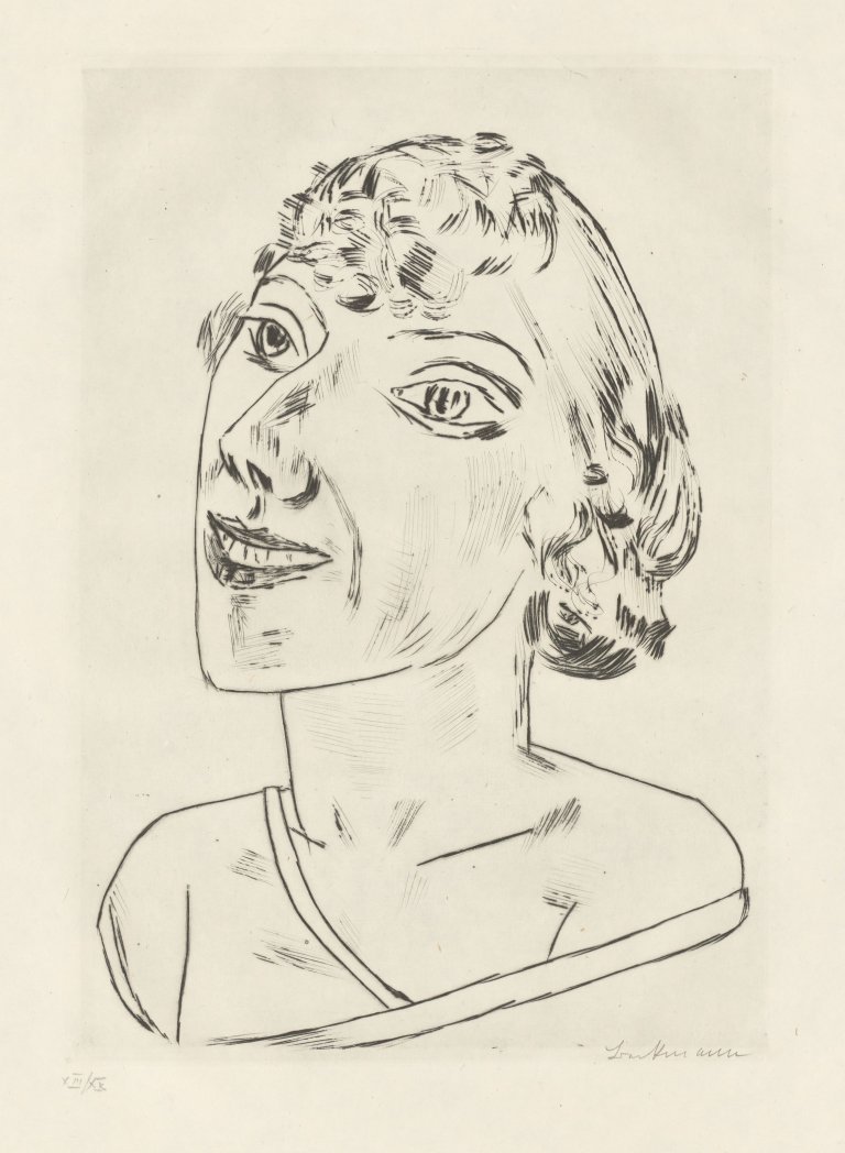 Auf diesem Bild ist das folgende Kunstwerk zu sehen: Max Beckmann. „Sarika“. 1922.