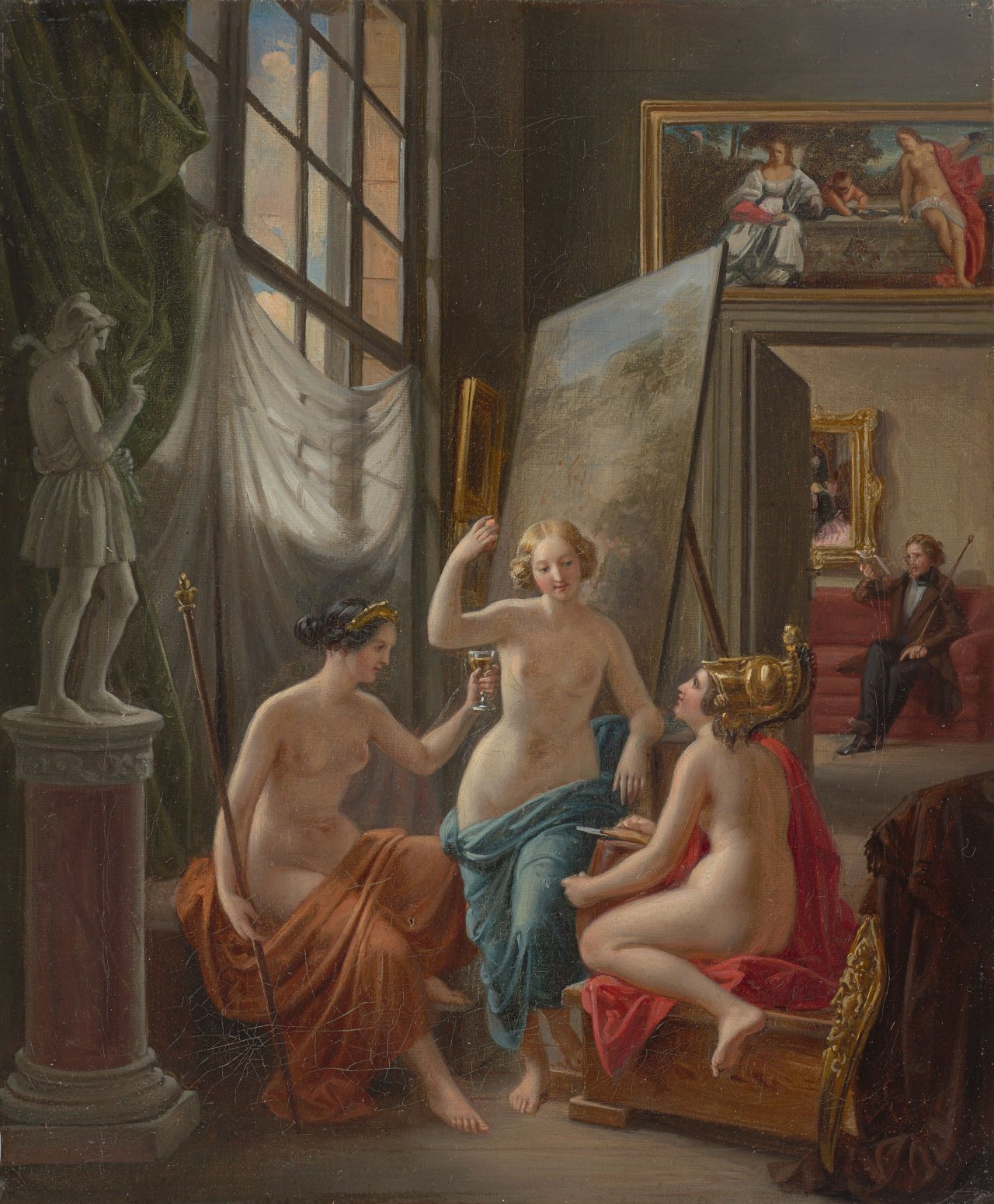 Catalog image of Im Künstleratelier (Das Urteil des Paris).